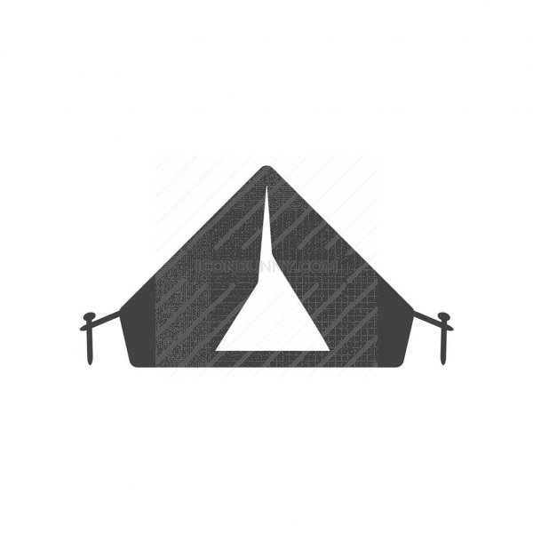 600x600 Tent Glyph Icon