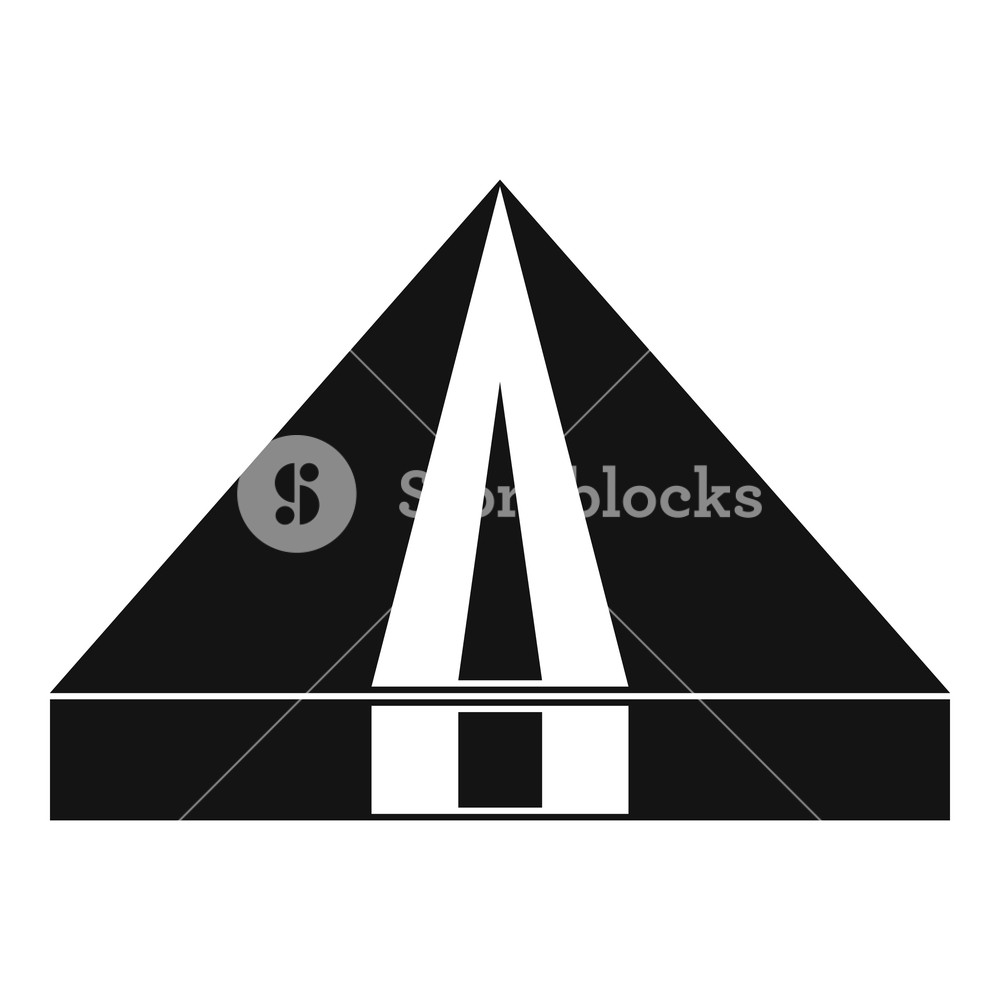 1000x1000 Tourist Camping Tent Icon Simple Illustration Of Tourist Camping