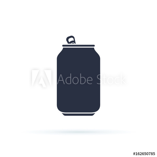 500x500 Soda Can Vector Icon Soda Can Icon Isolated On Background Modern