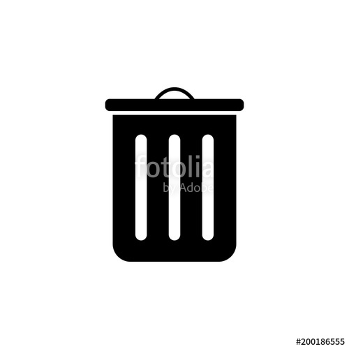 500x500 Garbage Can Icon Element Of Simple Icon For Websites, Web Design