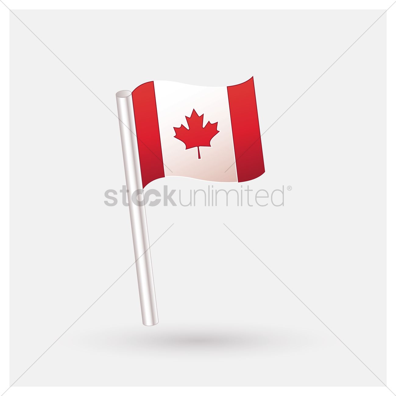 Canada Flag Icon Vector Image 1300x1300 Canada Flag Icon Vector Image