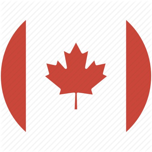 Canada, Circle, Flag Icon 512x512 Canada, Circle, Flag Icon