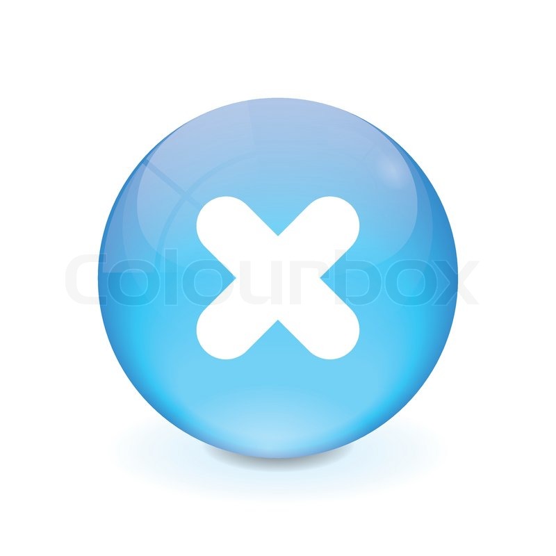 800x800 Round Light Blue Button