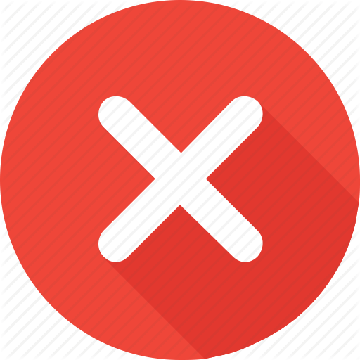 512x512 Cancel, Close, Cross, Delete, False, Red, Wrong Icon