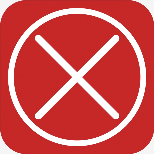 640x640 Vector Cancel Icon, Cancel, Cross, Interface Icon Png And Vector