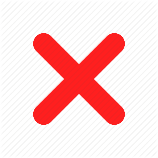 512x512 Cancel, Close, Delete, Exit, Red, Remove, X Icon