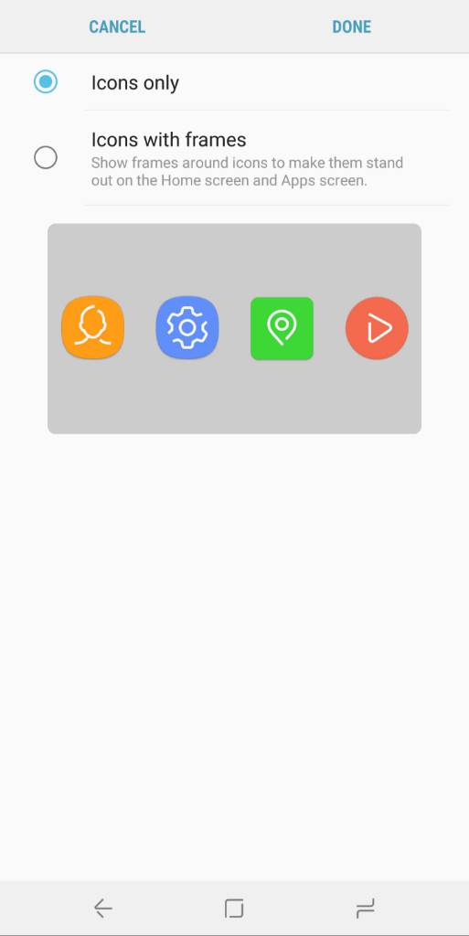 513x1024 How To Remove Icon Frames In Samsung Galaxy And Plus