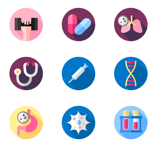 600x564 Cancer Icons
