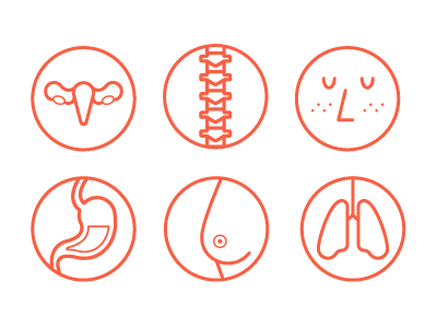 Cancer Icons 400x300 Cancer Icons