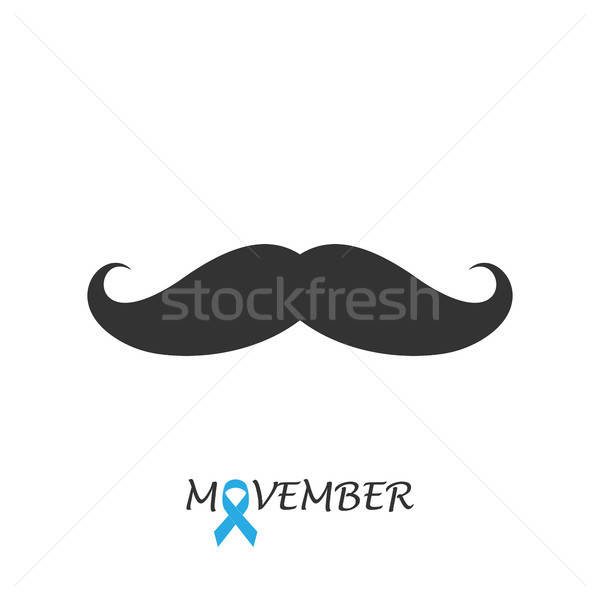Movember Icon Mustache As A Symbol Of Struggle With Cancer 600x600 Movember Icon Mustache As A Symbol Of Struggle With Cancer