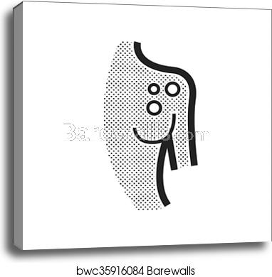 Skin Cancer Icon, Canvas Print Barewalls Posters Prints 382x390 Skin Cancer Icon, Canvas Print Barewalls Posters Prints