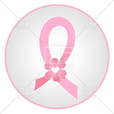 400x400 Breast Cancer Awareness Pink Ribbon Icon Vector Image Of Signs
