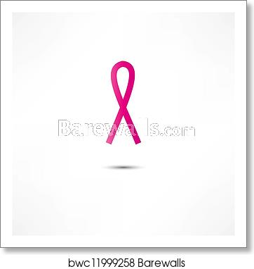 362x382 Cancer Ribbon Icon, Art Print Barewalls Posters Prints