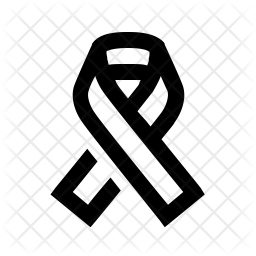 256x256 Cancer Ribbon Icon Of Line Style