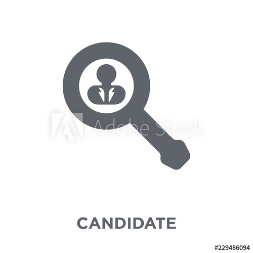500x500 Candidate Icon From Human Resources Collection