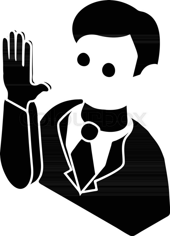 576x800 Election Candidate Oath Icon Simple Stock Vector Colourbox