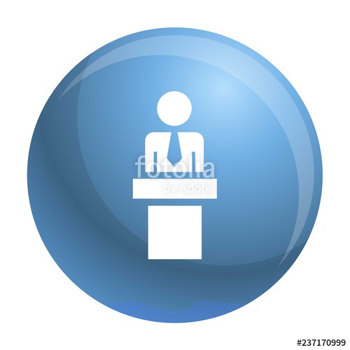 500x500 Political Candidate Icon Simple Illustration Of Political