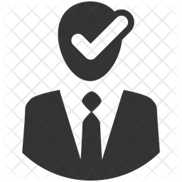 256x256 Right Candidate Icon Of Glyph Style