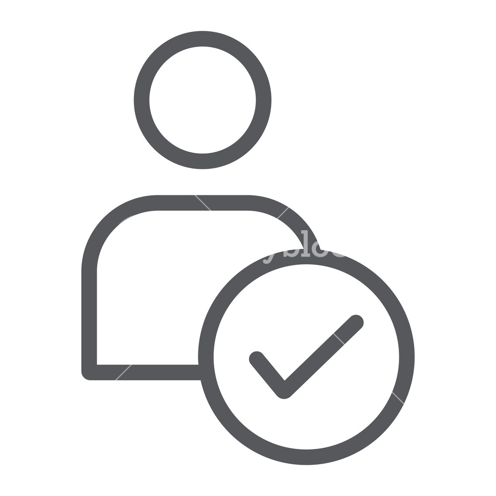 1000x1000 Approved Candidate Line Icon, Recruitment And Job, Employee