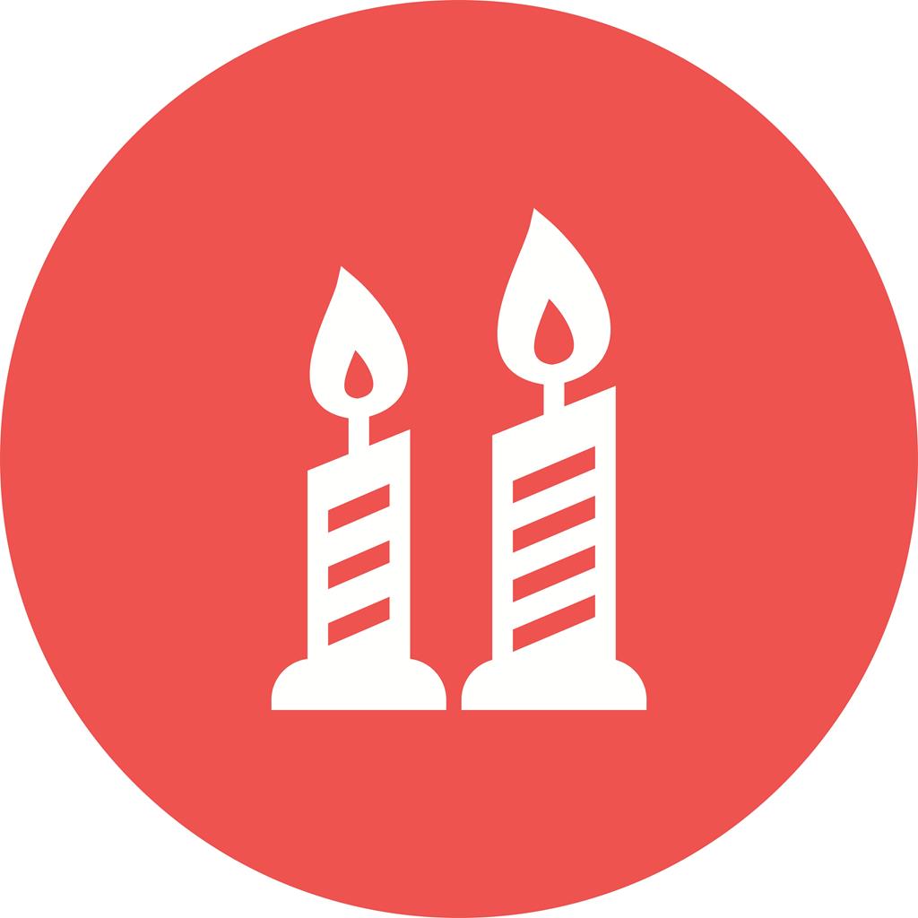 1024x1024 Candles Flat Round Icon