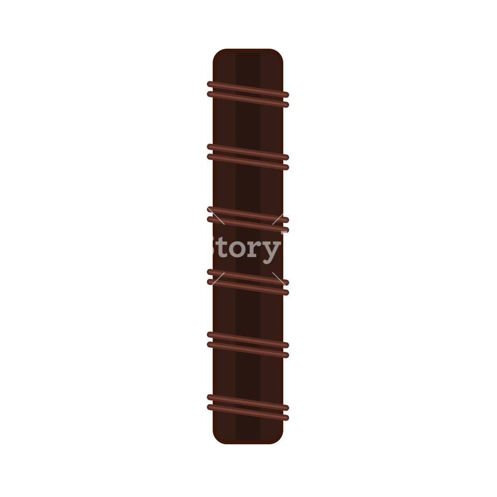 1000x1000 Candy Bar Chocolate Top View Tasty Delicious Vector Icon Cookie