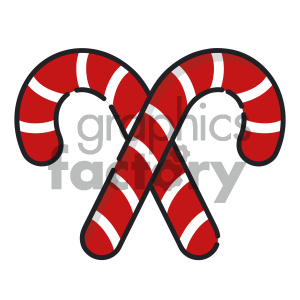 300x300 Candy Cane Cartoon Vector Icon Clipart Royalty Free Gif, Png