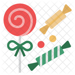 Candy Cane Icon Of Flat Style 256x256 Candy Cane Icon Of Flat Style