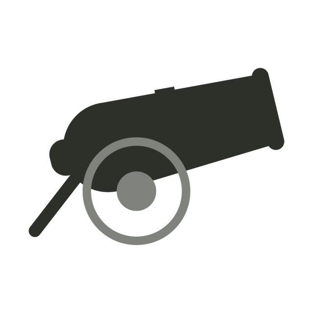640x640 Cannon Icon, Design, Vintage, Weapon Png And Vector