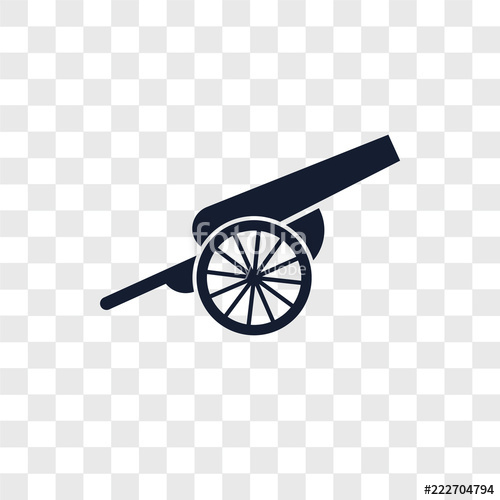 500x500 Cannon Icons Isolated On Transparent Background Modern