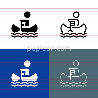 400x400 Canoe Icon Set