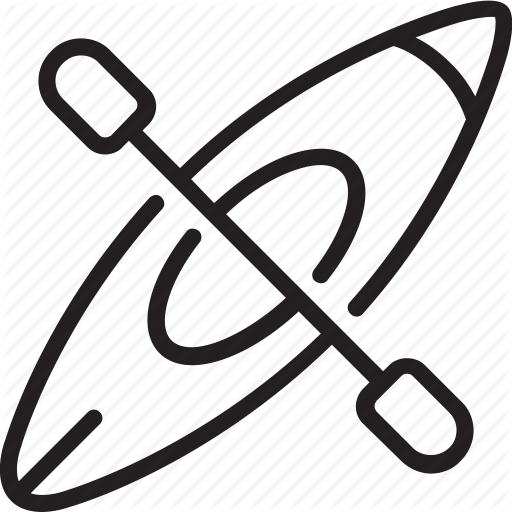 512x512 Canoe, Canoeing, Kayak, Kayaking, Paddle, Paddling, Sport Icon