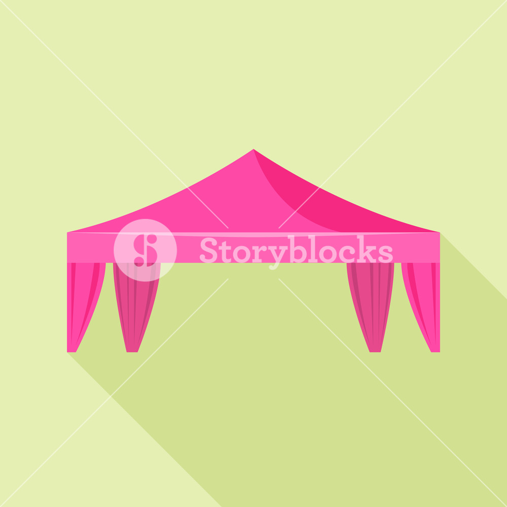 Pink Canopy Icon Flat Illustration Of Pink Canopy Icon For Web 1000x1000 Pink Canopy Icon Flat Illustration Of Pink Canopy Icon For Web