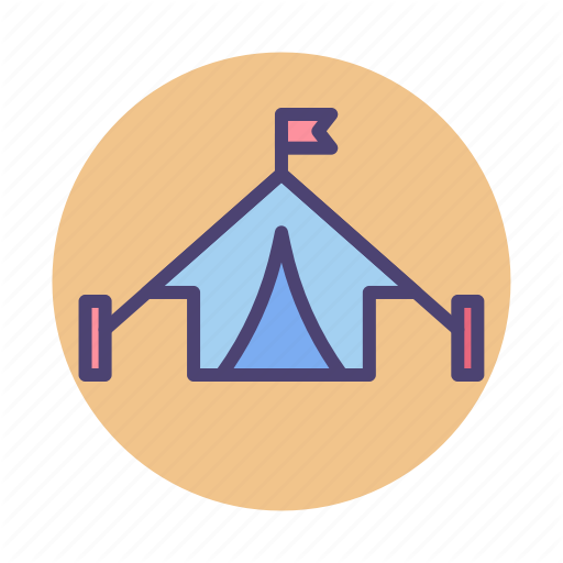 Barracks, C Canopy, Tent, Tentsite Icon 512x512 Barracks, C Canopy, Tent, Tentsite Icon