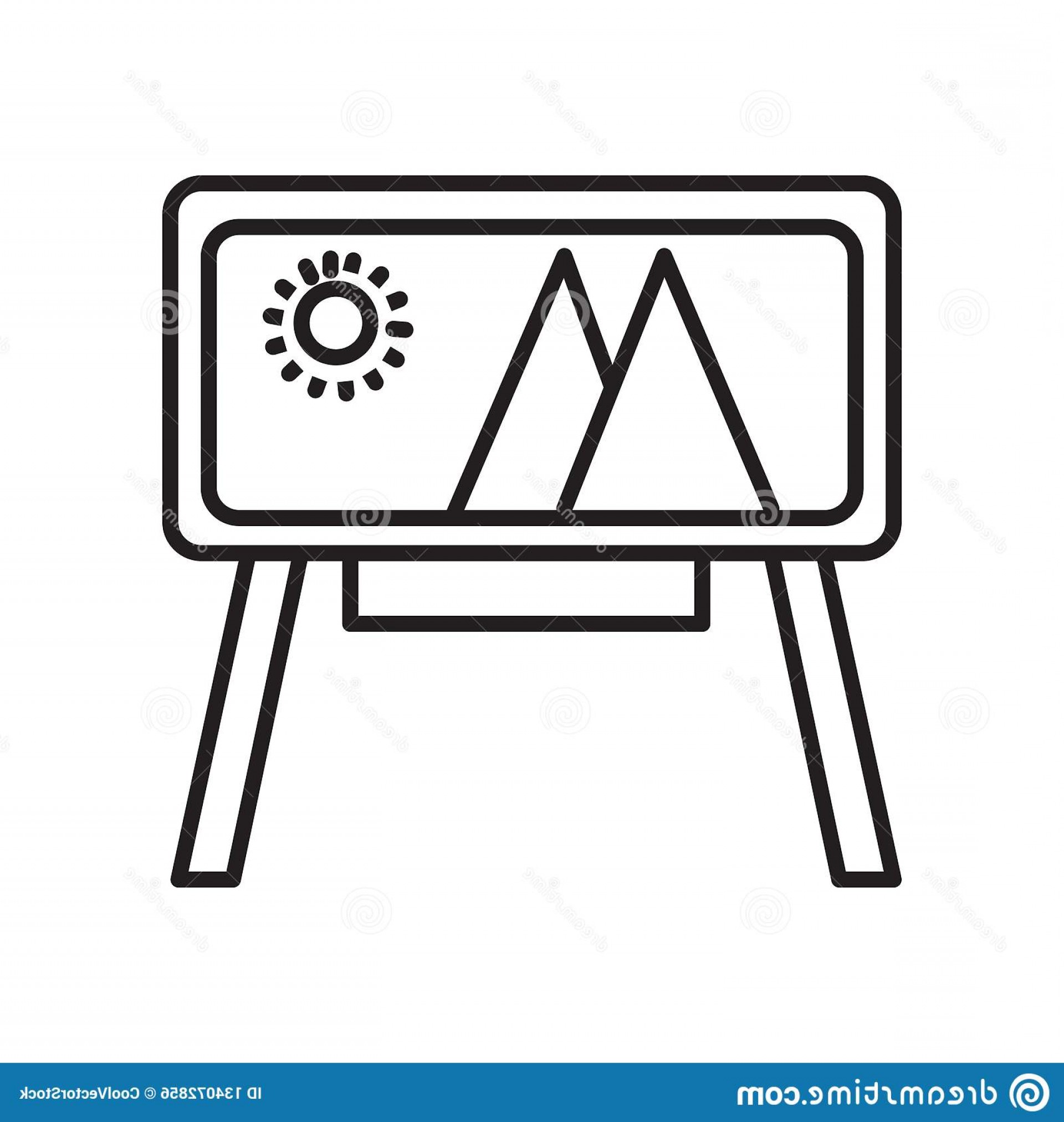 1920x2026 Canvas Icon Vector Isolated White Background Sign Symbols Thin