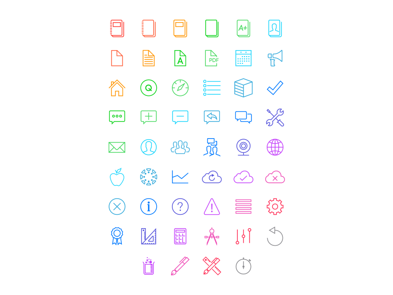 800x600 Canvas Icons