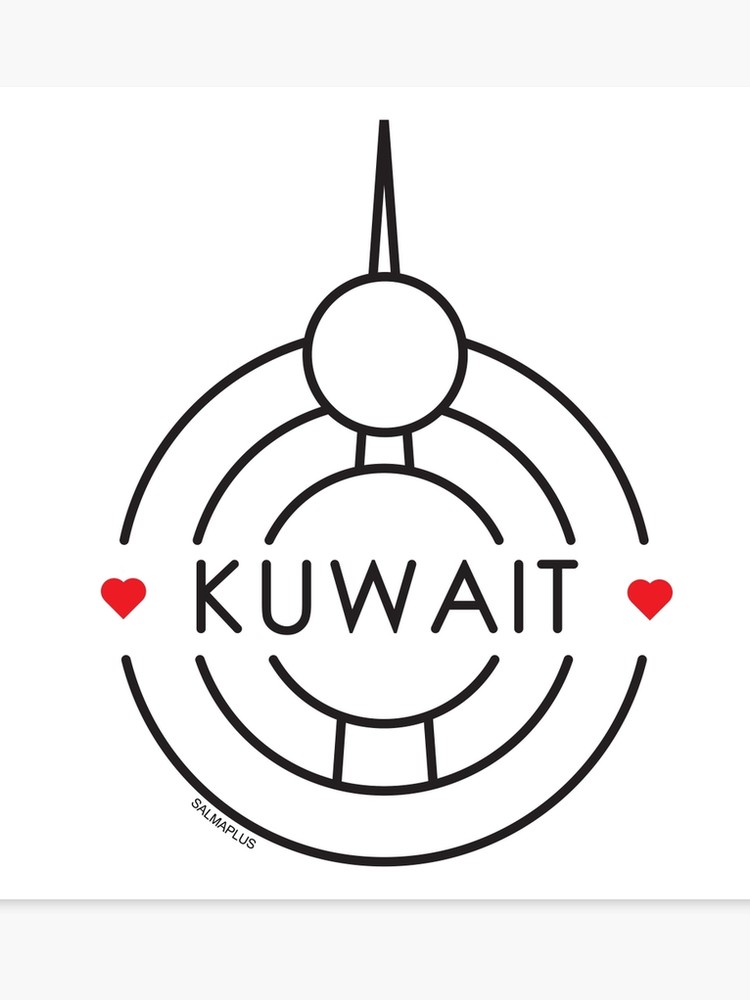 750x1000 Kuwait Icon Canvas Print