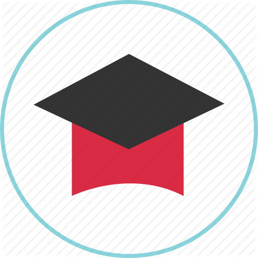 512x512 Cap, College, Gown, Graduate, Graduation, Senior Icon