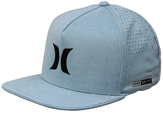 679x471 Hurley Men's Dri Fit Icon Hat, Cerulean