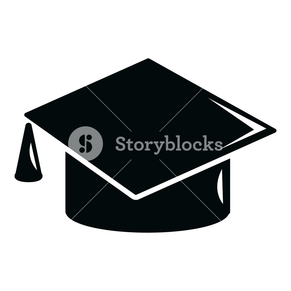 1000x1000 Graduation Cap Icon Simple Illustration Of Graduation Cap Vector