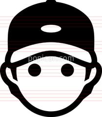 209x240 Man Wearing Baseball Cap Icon