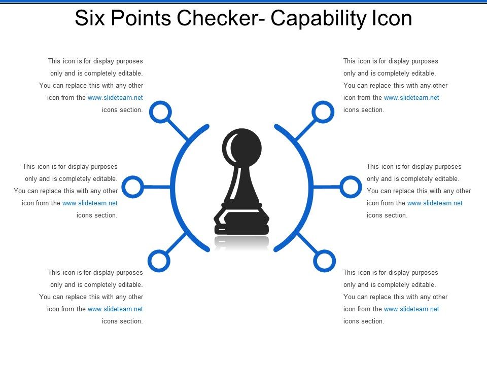 Six Points Checker Capability Icon Ppt Templates Presentation 960x720 Six Points Checker Capability Icon Ppt Templates Presentation