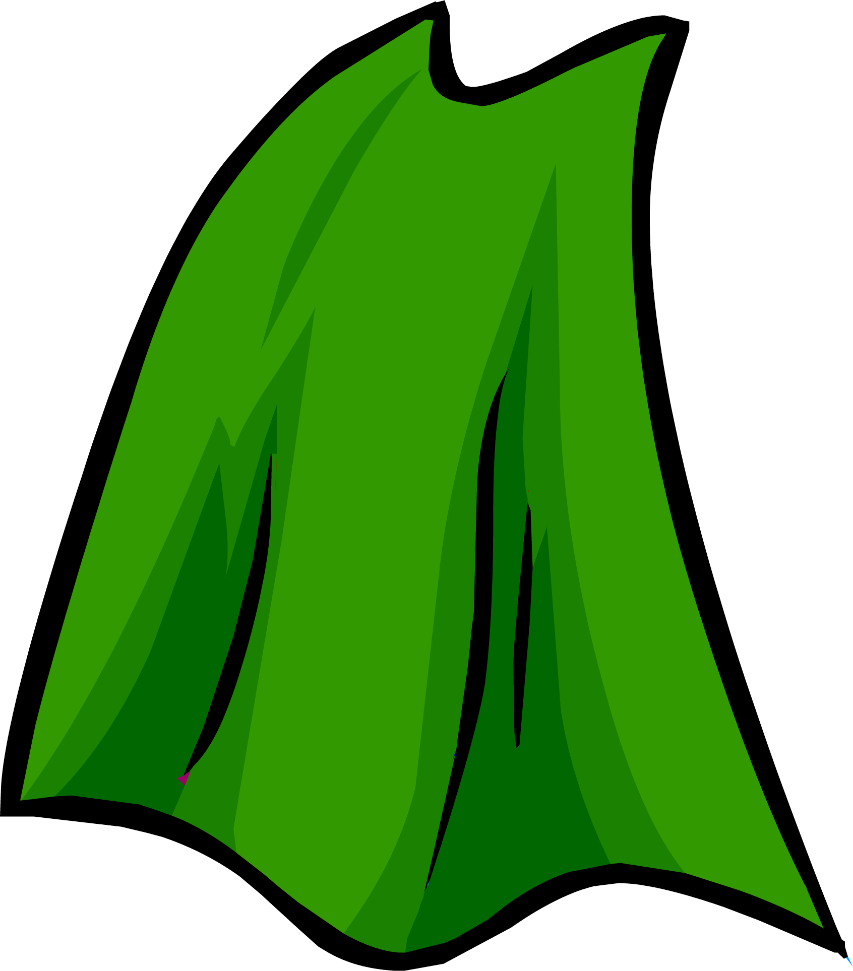 1692x1927 Green Cape Club Penguin Online Wiki Fandom Powered