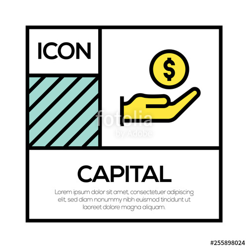 500x500 Capital Icon Concept Stock Image And Royalty Free Vector