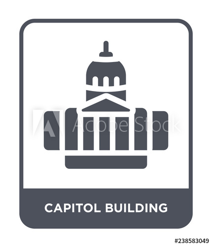 430x500 Capitol Building Icon Vector