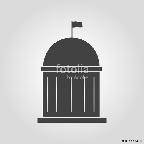 500x500 Monument Or Capitol Icon Stock Image And Royalty Free Vector