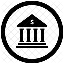 256x256 Architecture, Bank, Building, Capitol Icon Of Glyph Style