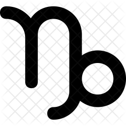 256x256 Capricorn Icon Of Line Style