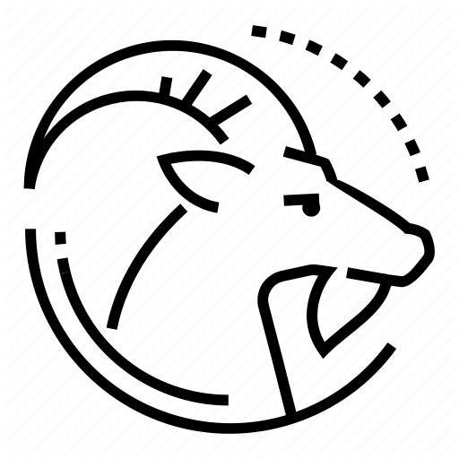 512x512 Astrology, Capricorn, Goat, Zodiac Sign Icon