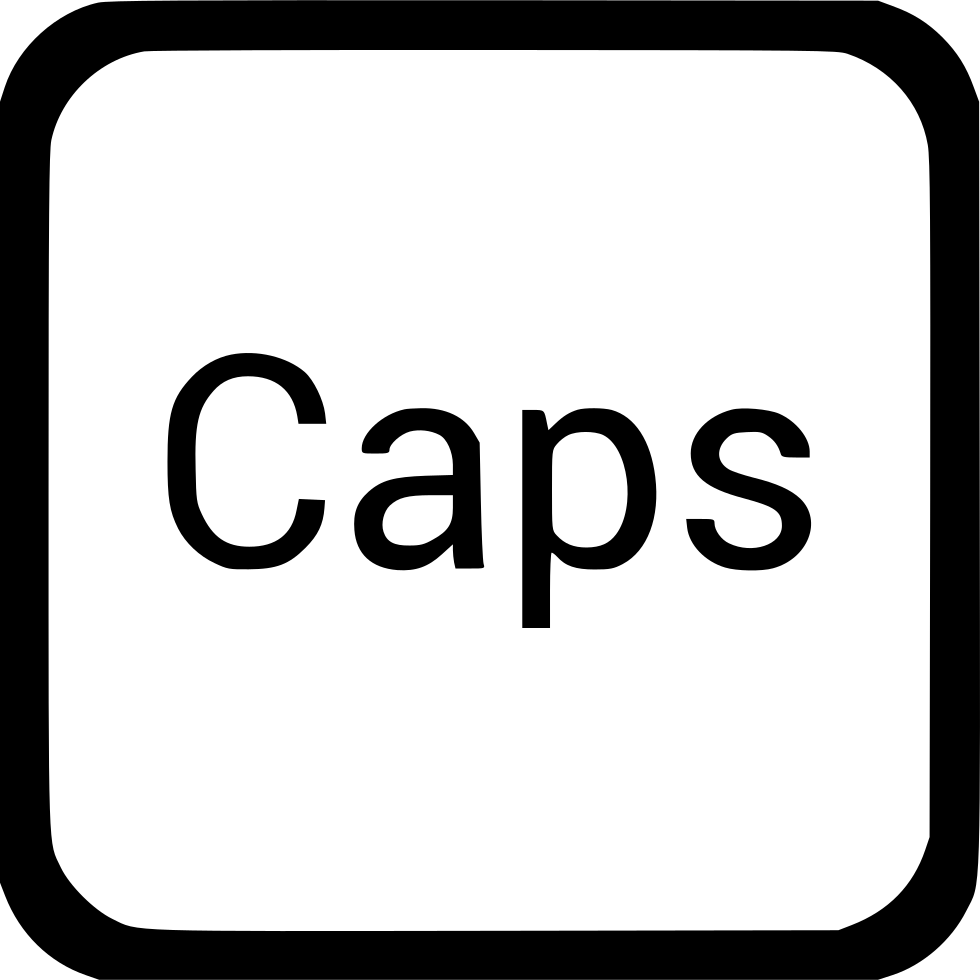 980x980 Function Caps Lock Key Png Icon Free Download