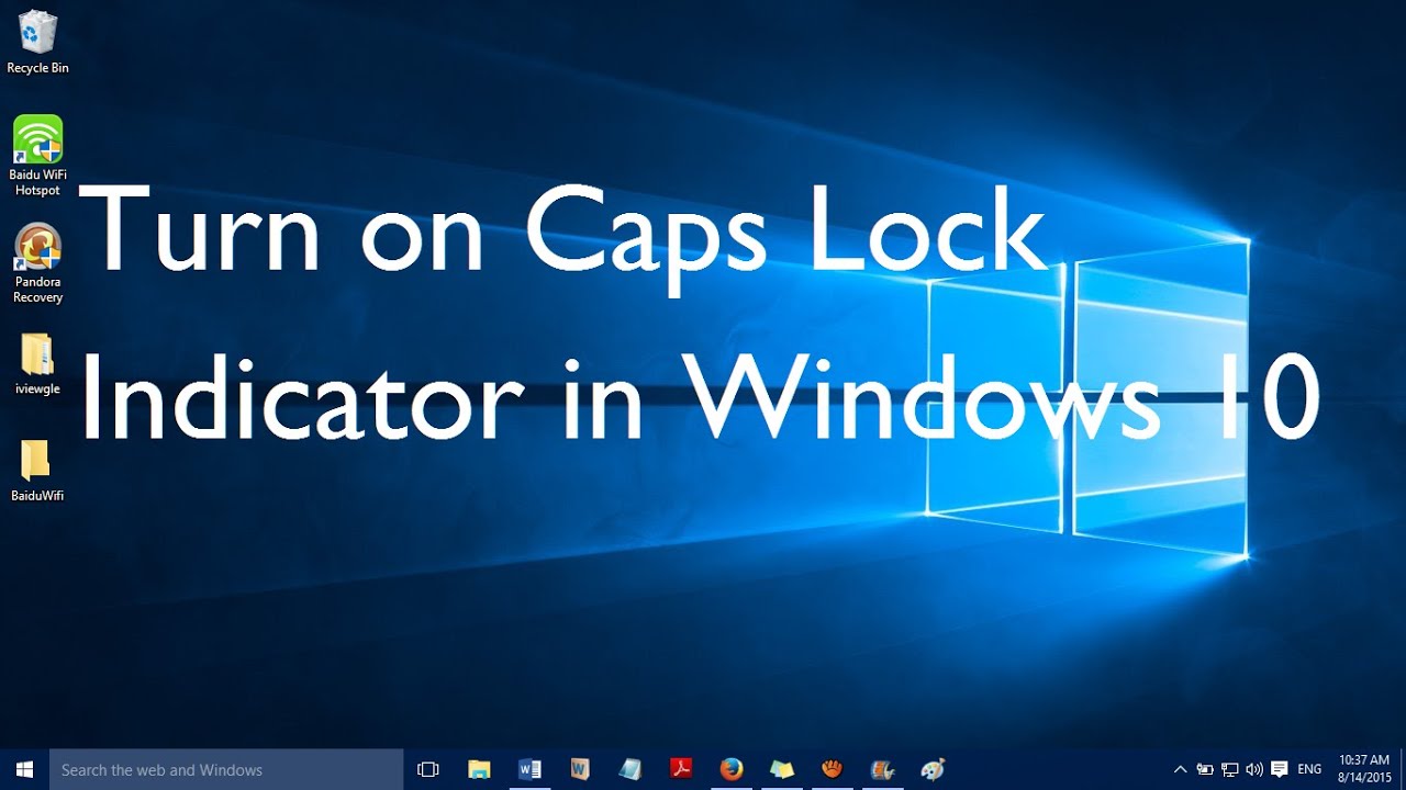 1280x720 How To Turn On Caps Lock Indicator In Windows